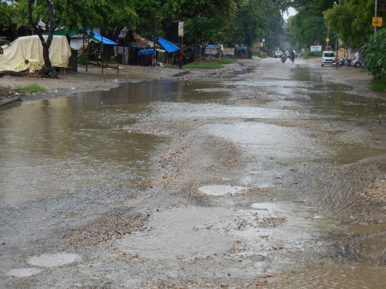rain, heavy rain, rain water entered in house, rain water in zirakpur house