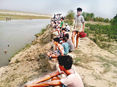 Ramganga dipped in baby death