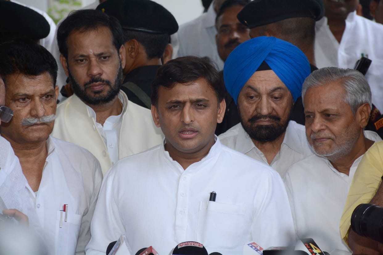 cm akhilesh clears that mukhtar ansari will not be part of sp