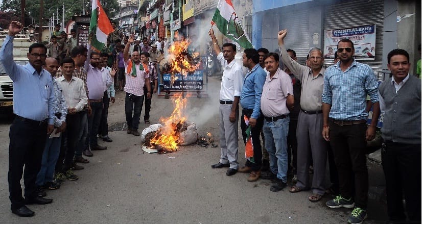 Blown effigy in Almora