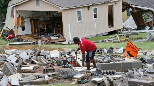 Flood kills 20 in Virginia of America