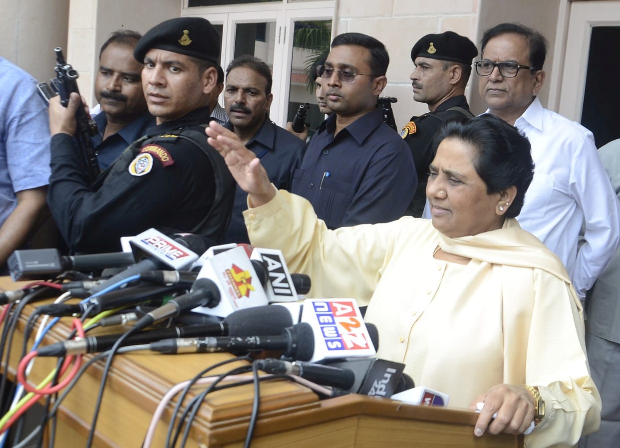  Mayawati press conference and BSP meet.
