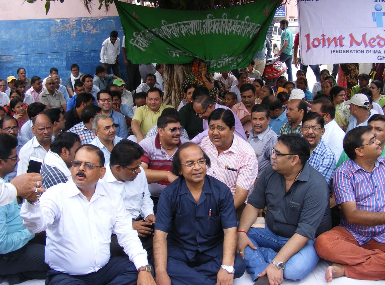OPD services offered by doctors at a standstill
