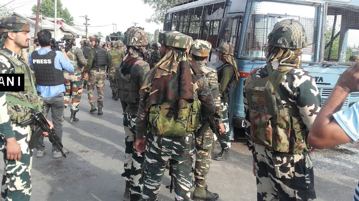 After the attack Chaotic panic in Pampore