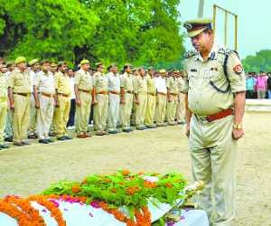 The final salute to slain soldier