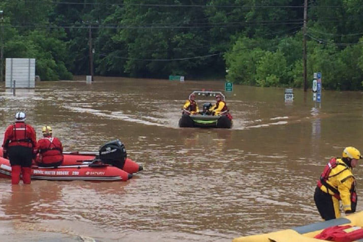 Flood kills 20 in Virginia of America