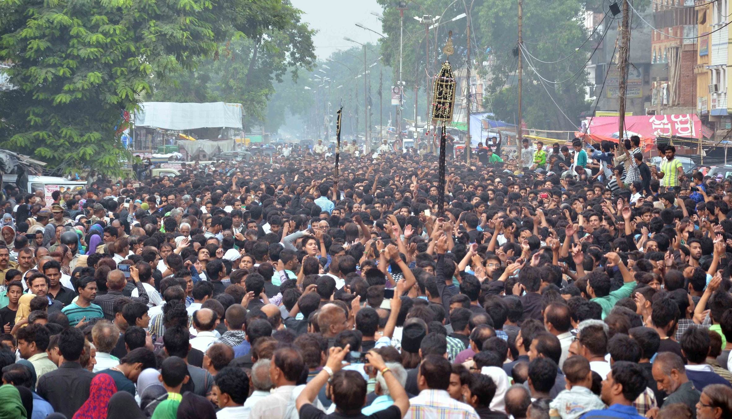 taboot ka juloos in lucknow