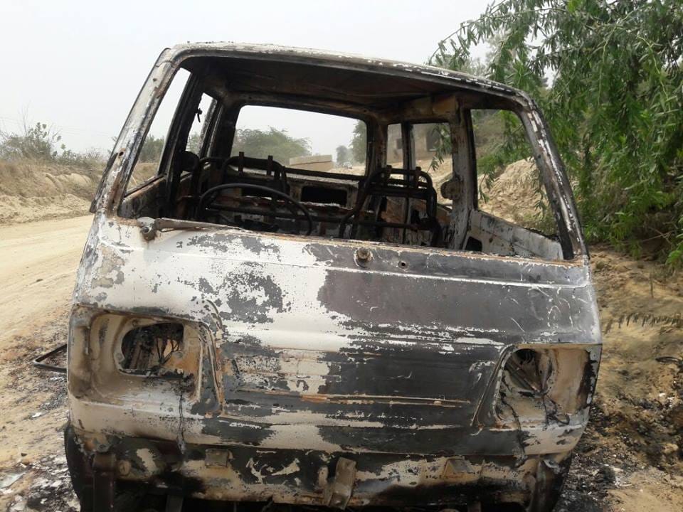 young man burnt alive in van fire incident in sonipat