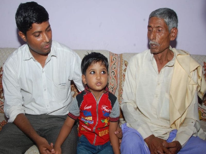three year old girl Anushka