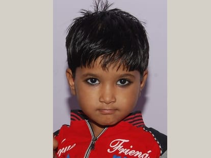 three year old girl Anushka