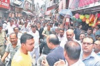 tenshion on pumplets, reach police, karnal