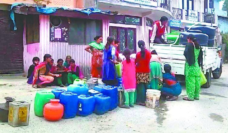 Despite the rain the water crisis