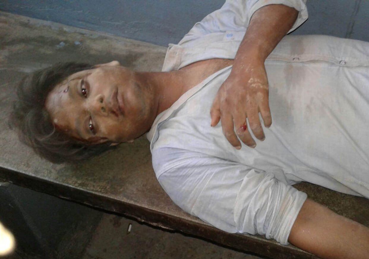  Scorpio upturned, six injured