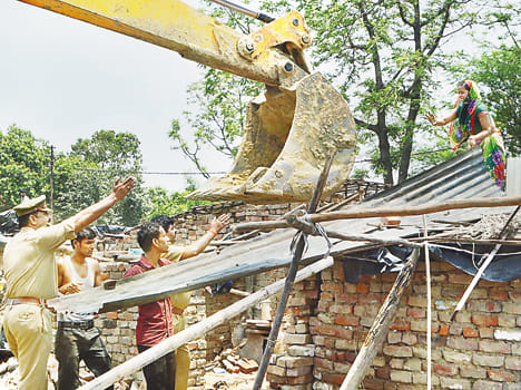 73 possession of Kidwai Nagar demolished