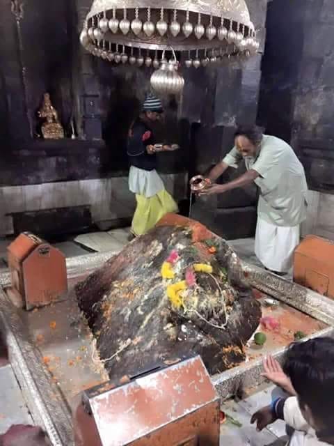 kedarnath temple shivling rare photo