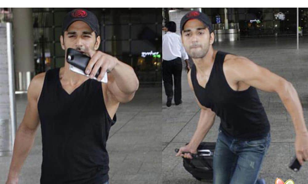 Pulkit Samrat loses cool at Mumbai airport