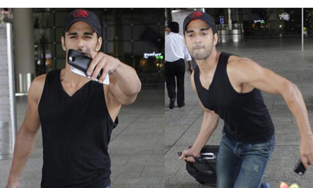 Pulkit Samrat loses cool at Mumbai airport