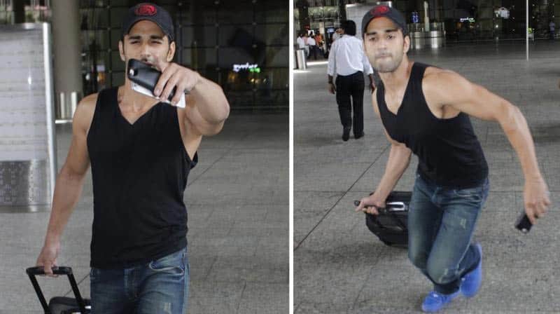 Pulkit Samrat loses cool at Mumbai airport
