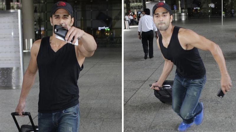 Pulkit Samrat loses cool at Mumbai airport