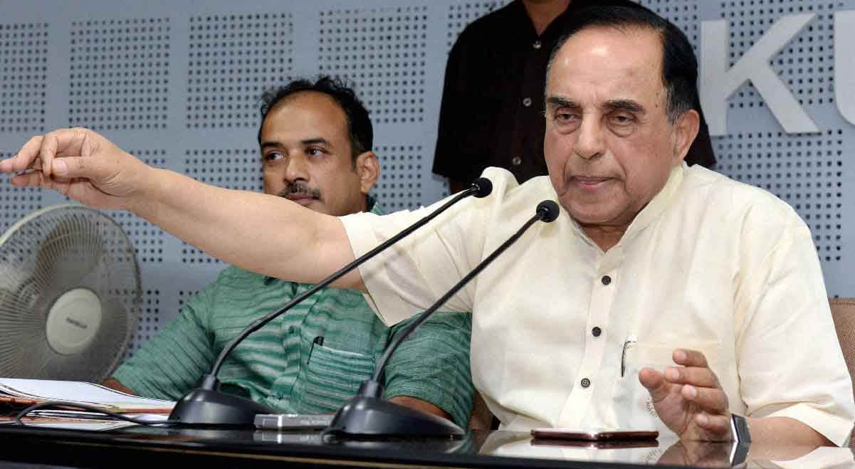  subramanian swamy said this is way to solve kashmir matter
