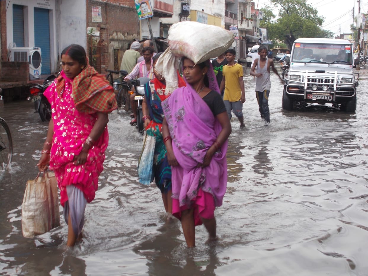 Jmajm rain brought relief from the heat