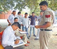 road accedent, one dead, theree injuried in jind