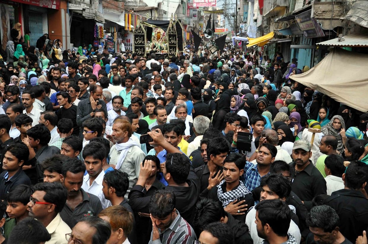 Alam procession turned-coffin