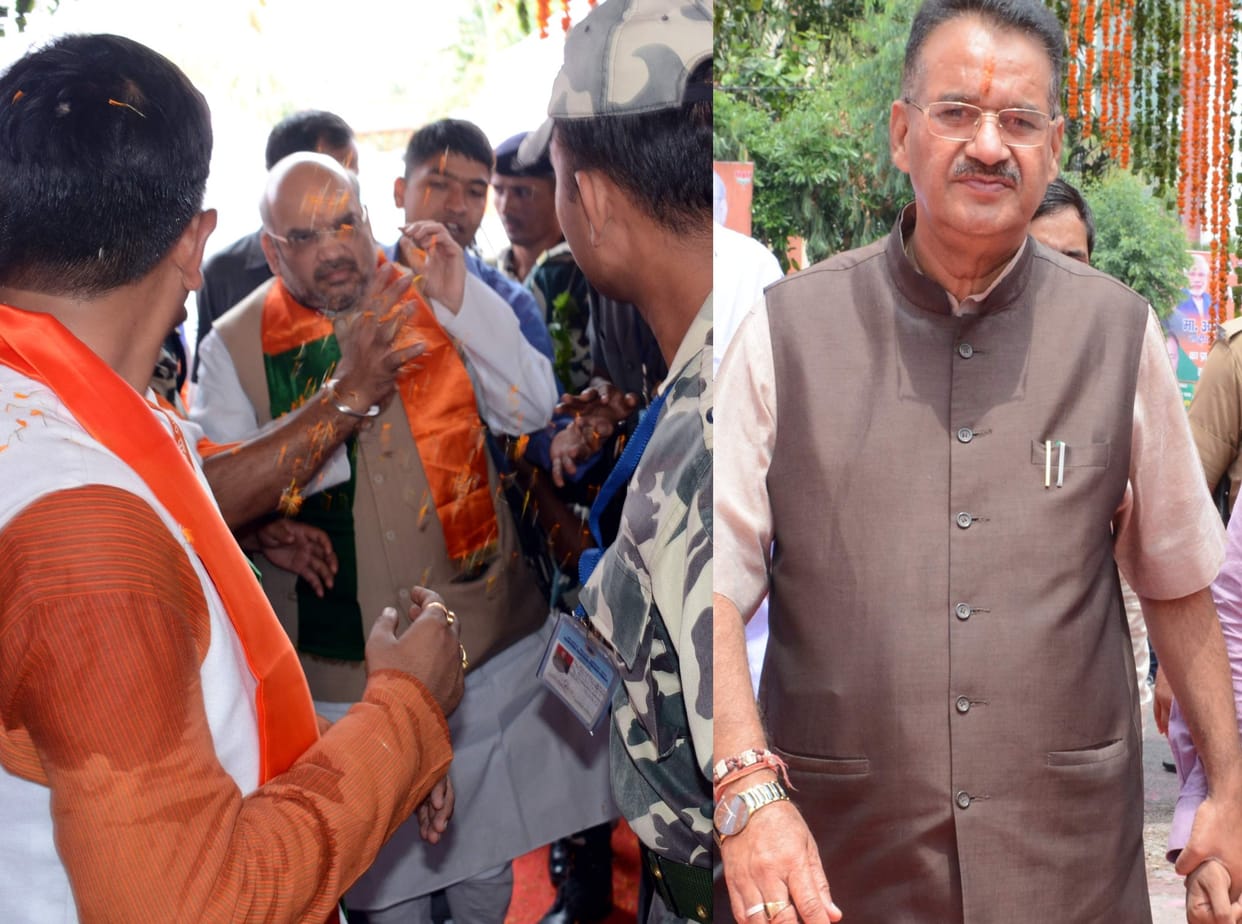 amit shah became angry on mussoorie mla ganesh joshi.