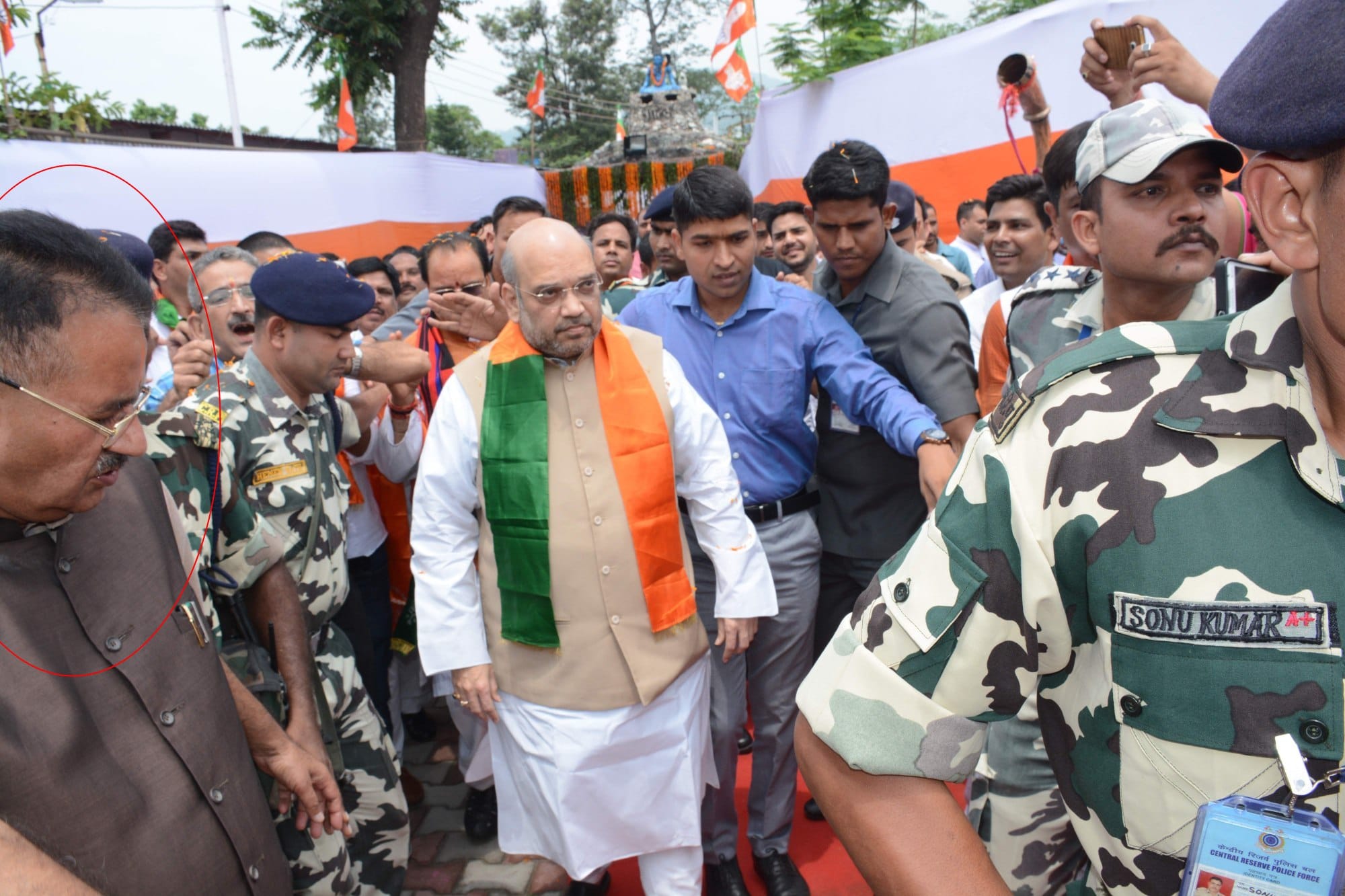 amit shah became angry on mussoorie mla ganesh joshi.