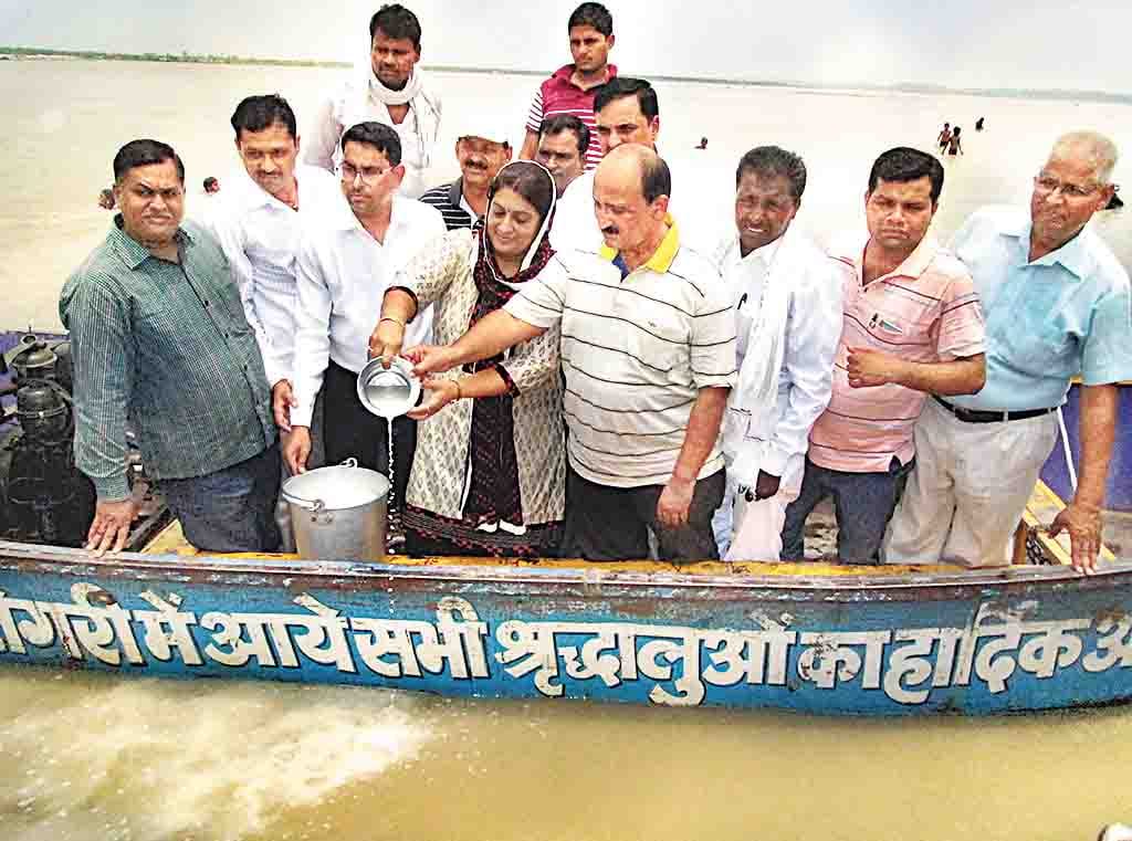 cleaning of ganga ghat