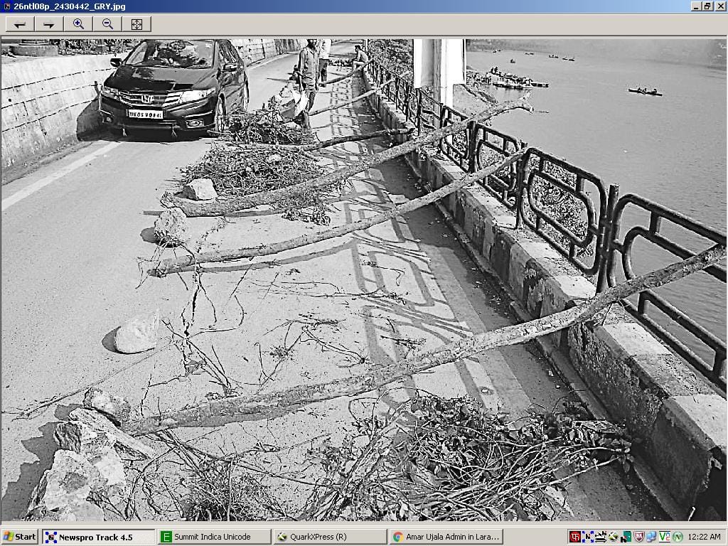 Lower Mall Road subsidence problem grew