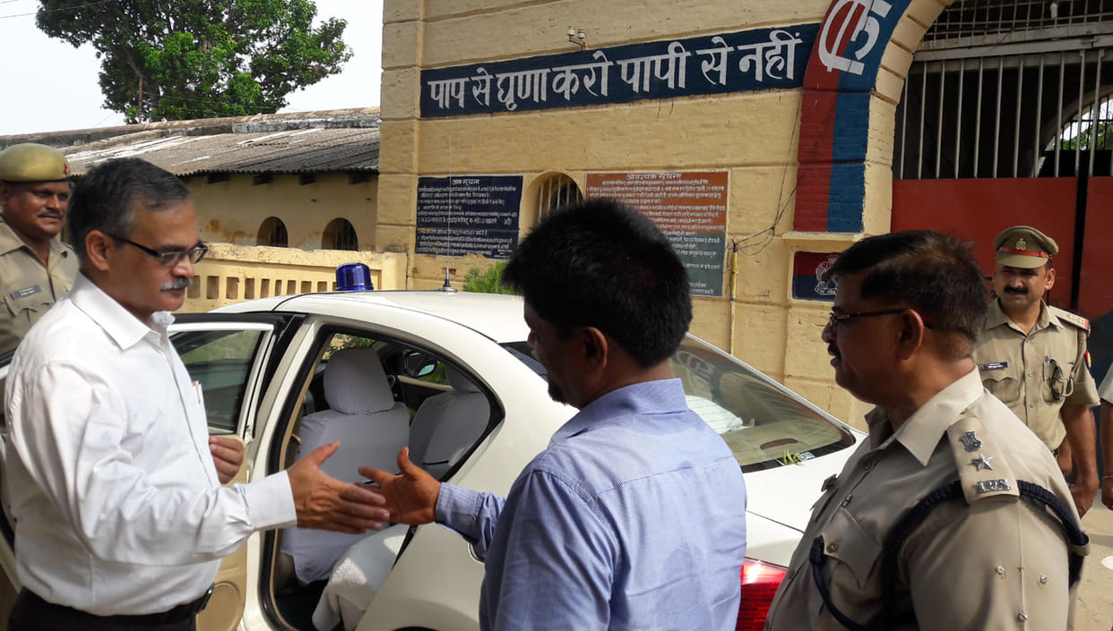 Officers inspected jail