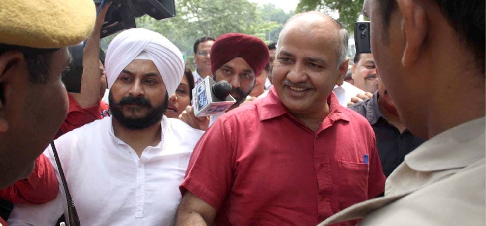 clean chit given to manish Sisodia by delhi police