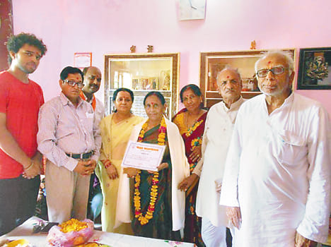 Poet Maya Singh 'World Hindi Sevi Samman'