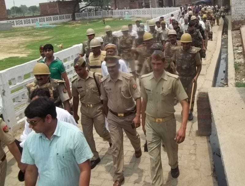Police rushed to the site to inspect, charge DM