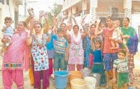 water supply in shanti nagar close, hungama