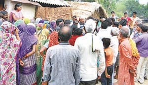 Rajesh killed in terrorist attack in the village of weeds