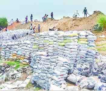 Increased water level in Ghagra,