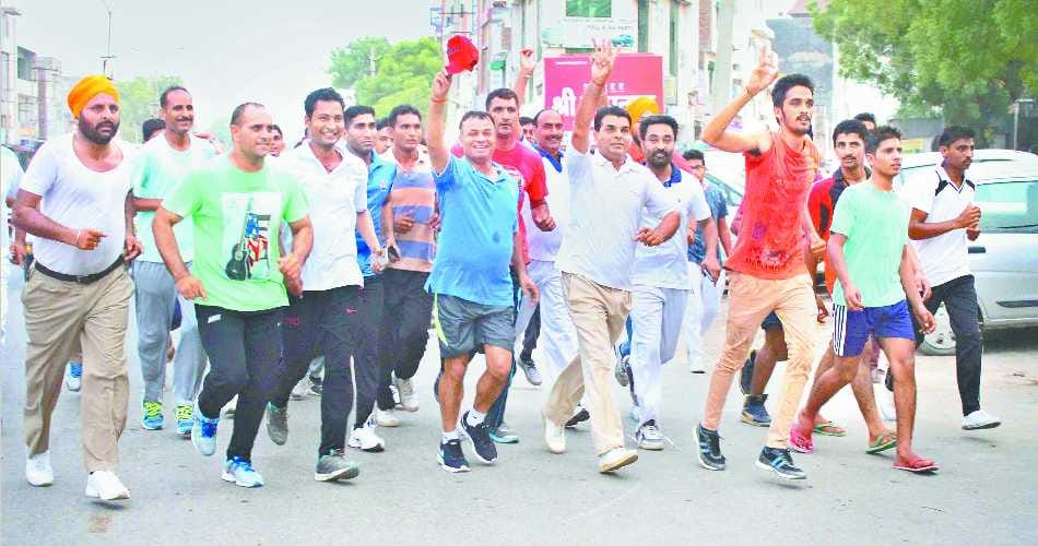 anti drugs run, IG OP Singh, marathan in sirsa, run against drugs