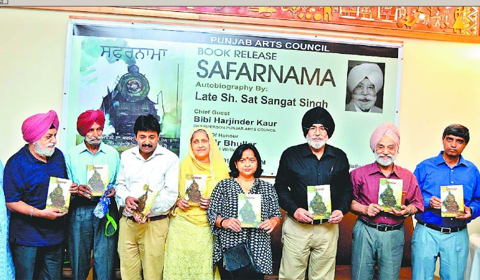 safarnama a autobiography released of late sat sangat singh 