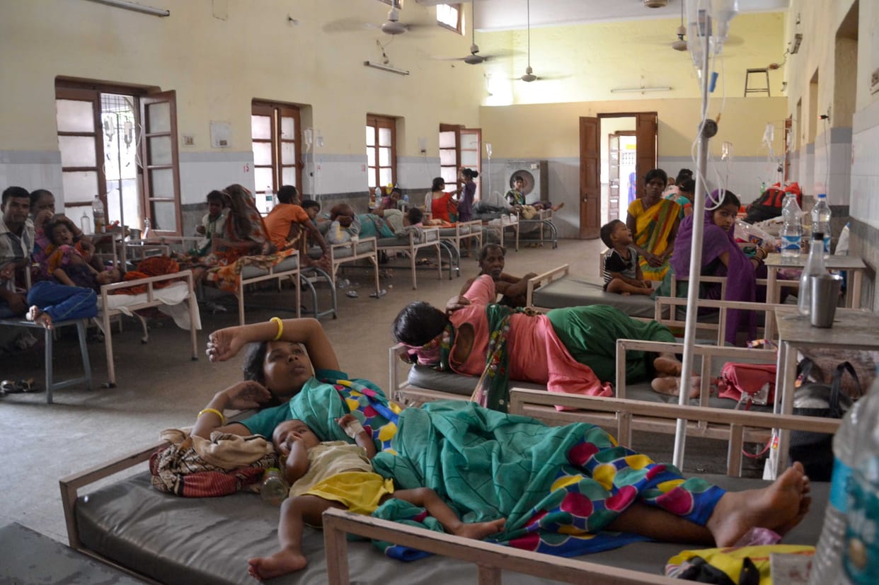 Hamirpur regional occupied by vomit, diacentry patients