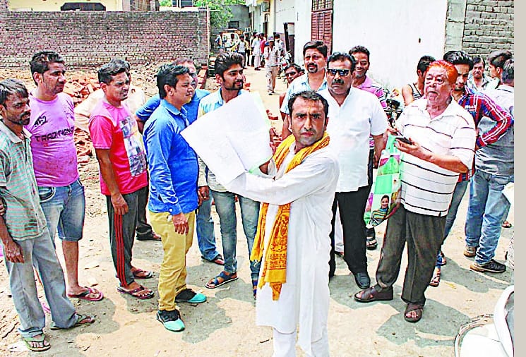 Attempted possession of temple land
