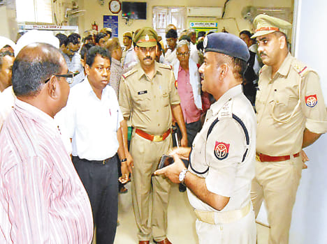 Banks went into operation, checking suspects