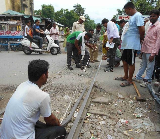 Starting Napjok railway premises