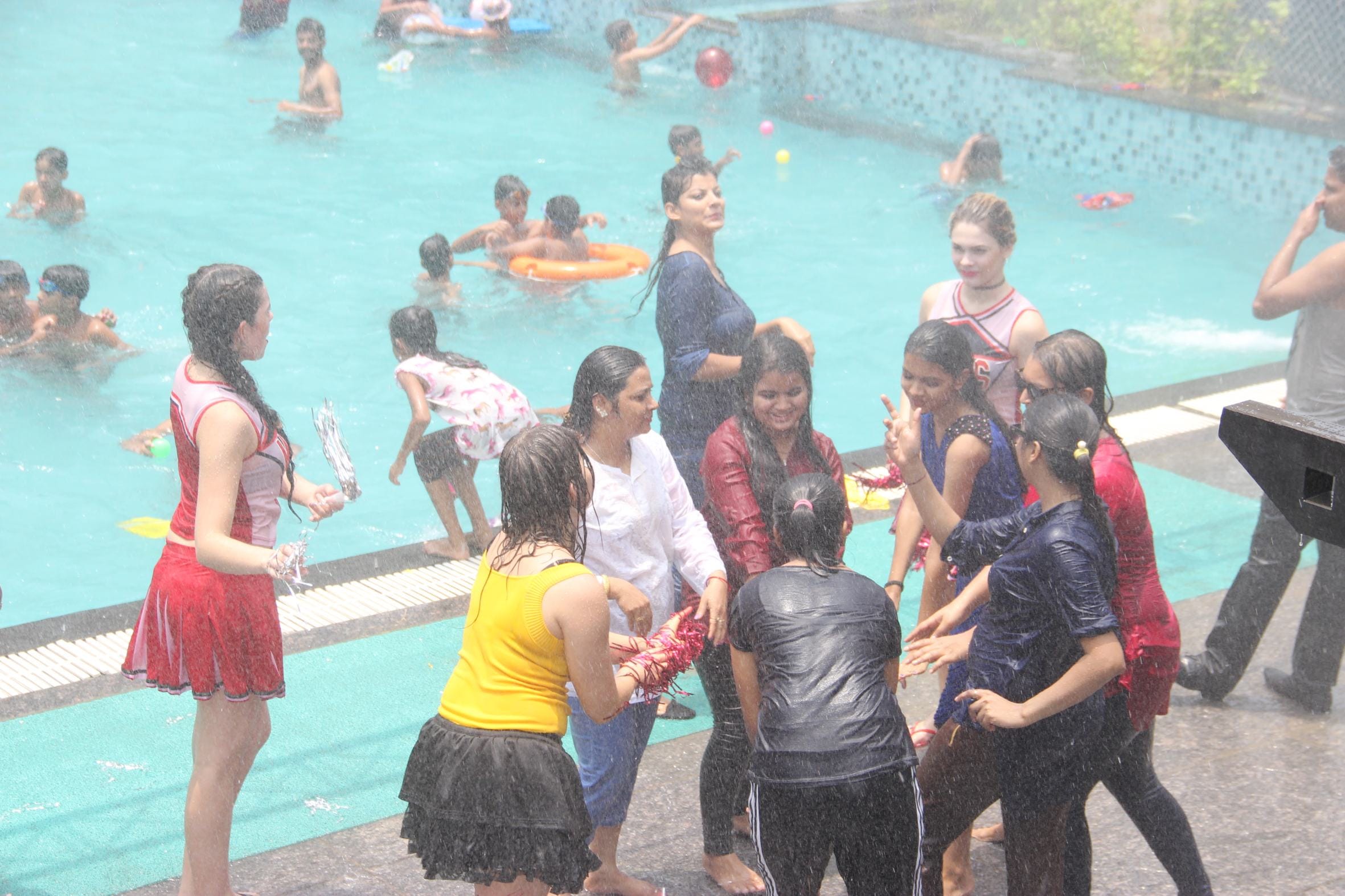 summer beach party in Lucknow.