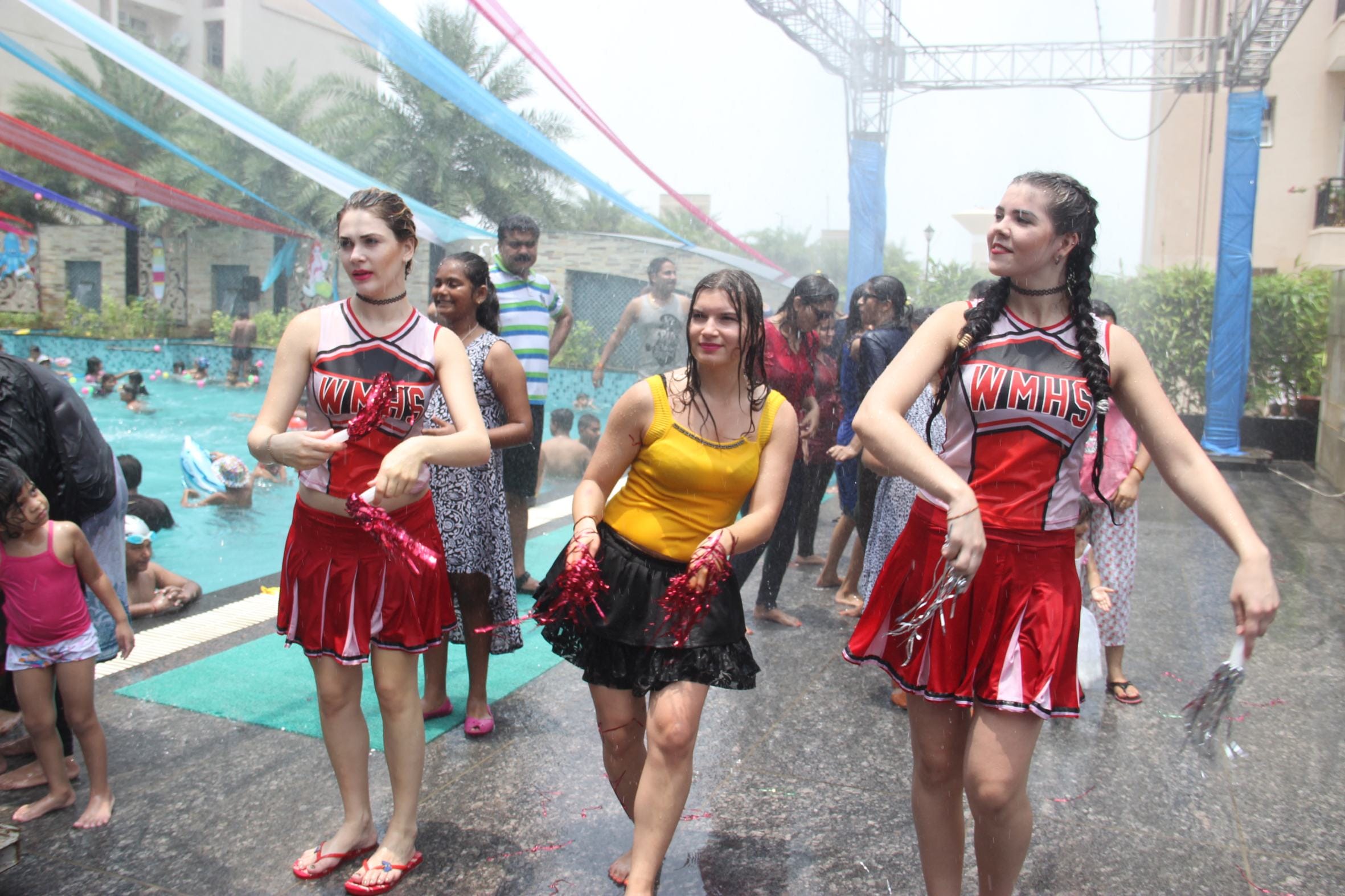 summer beach party in Lucknow.