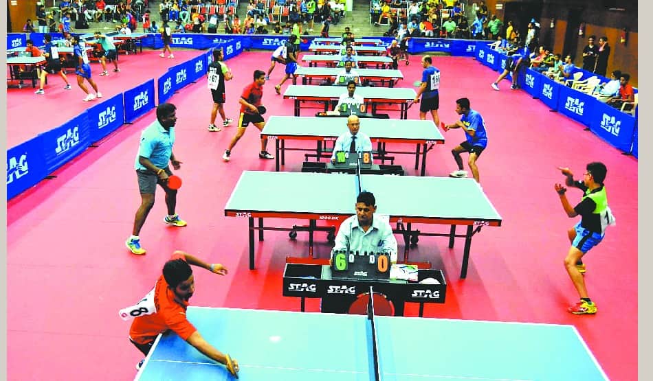 dehradun brijesh ampayring in Ultimate Table Tennis League 