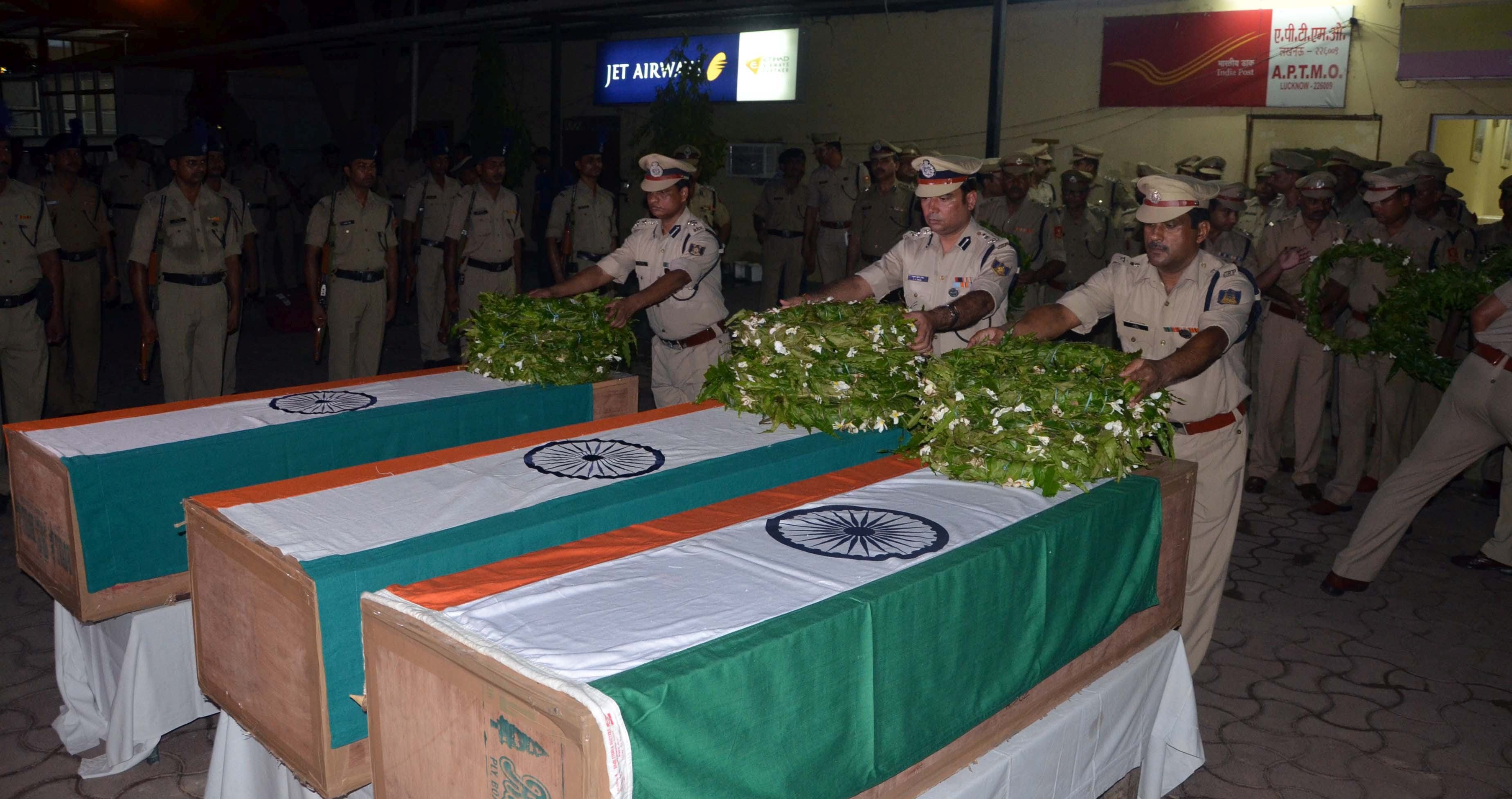 Tribute to martyrs in Lucknow.