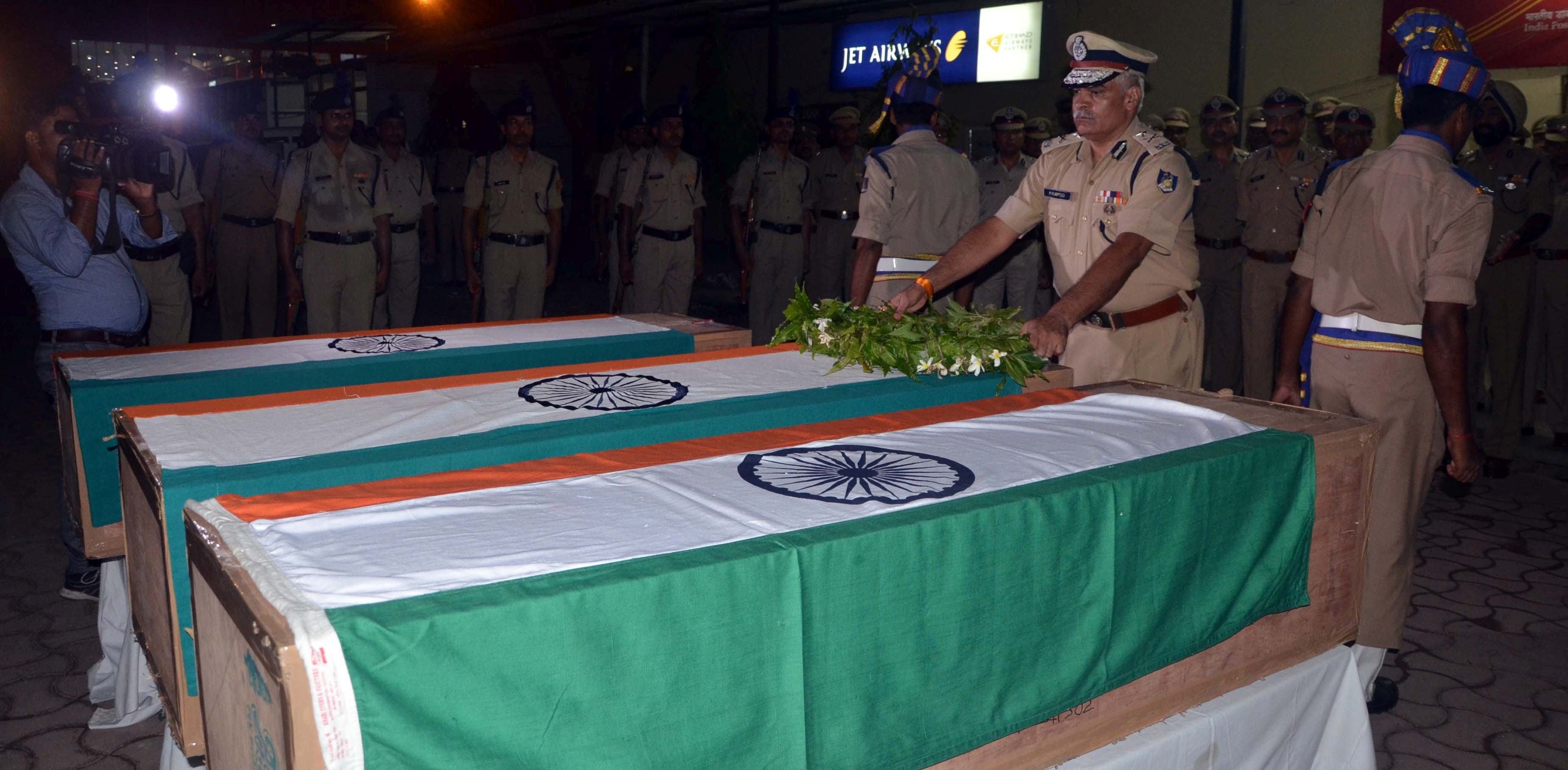 Tribute to martyrs in Lucknow.