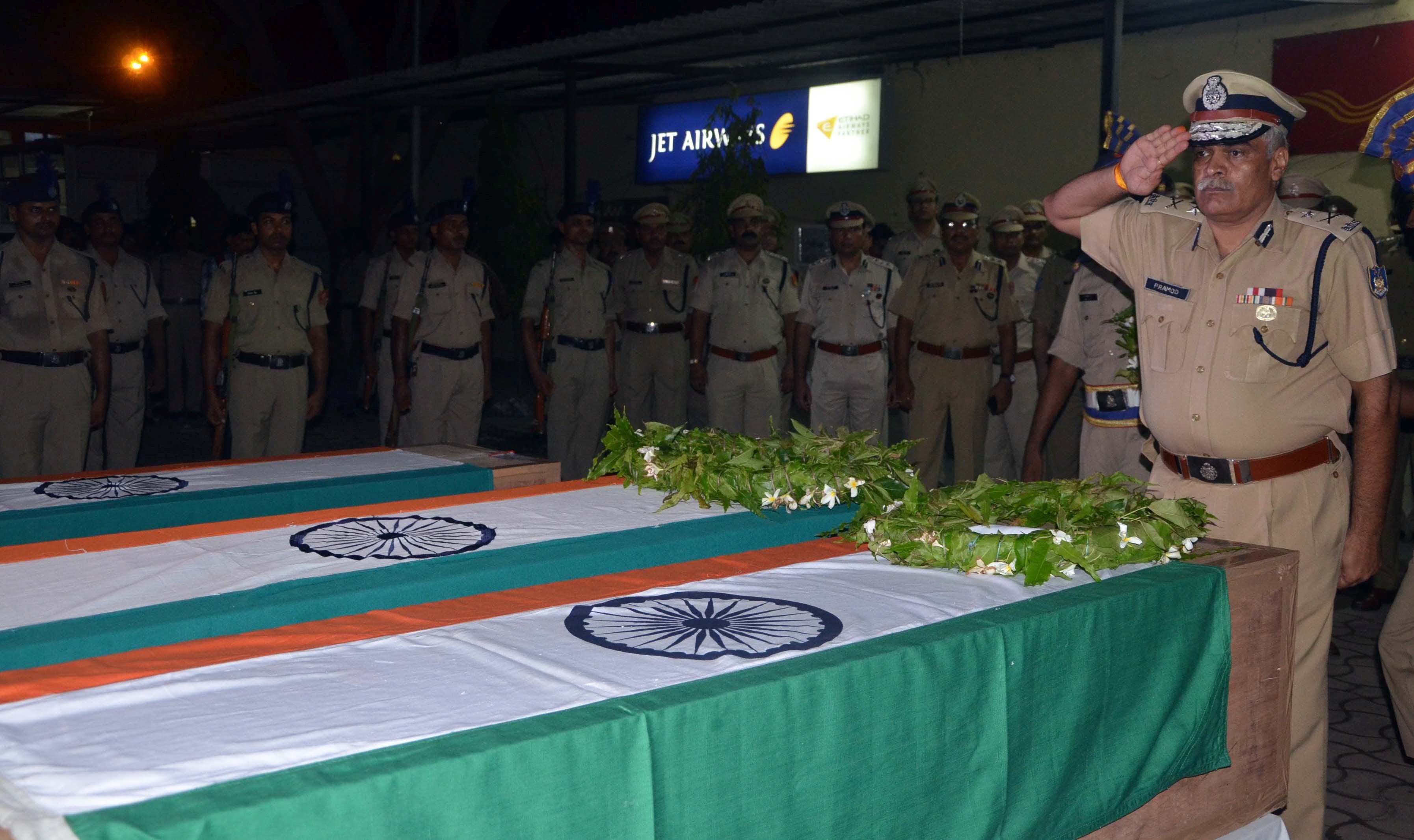 Tribute to martyrs in Lucknow.